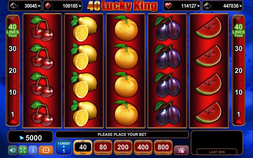 Graj teraz - 40 Lucky King