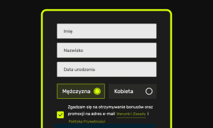 Wprowadź dane osobowe