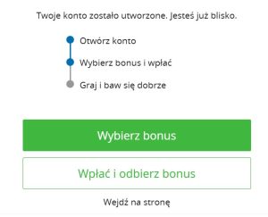 Wybierz bonus i graj