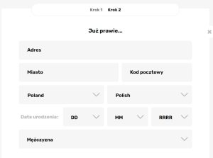 Uzupełnij pozostałe dane