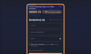 Kliknij przycisk „Rejestracja”