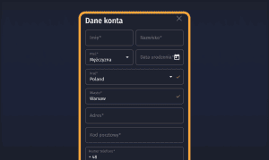 Wypełnij swoje dane