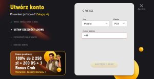 Kraj, waluta i numer telefonu